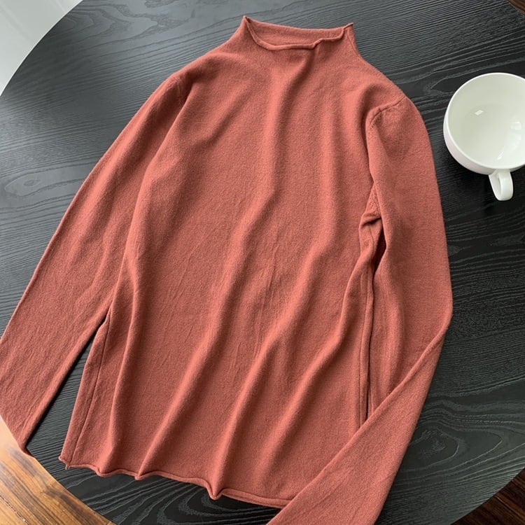 【tops】ニット長袖トップス　M29459