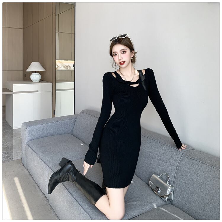 【dress】ニットワンピース　M27877