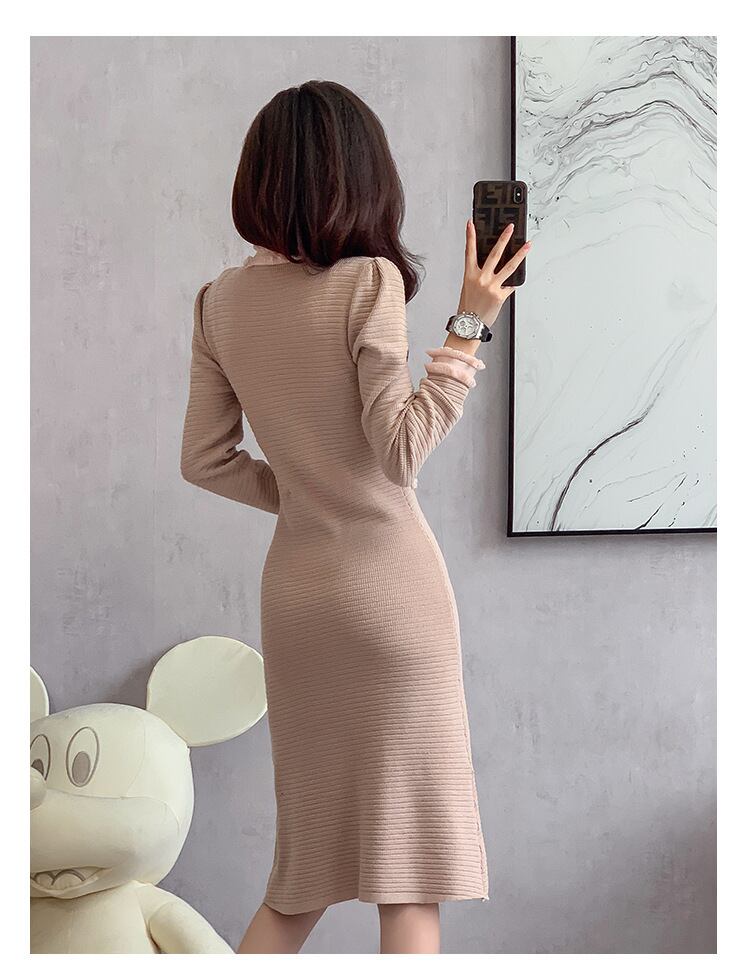 【dress】ボタンデザインワンピース　M19105