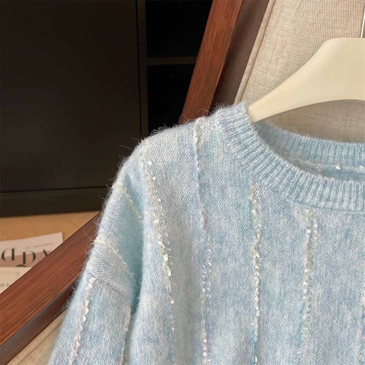 【tops】クルーネックニットセーター　M29212