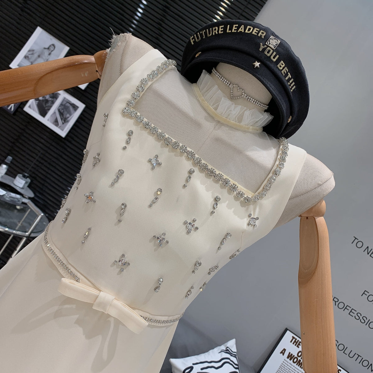 【dress】ビジューワンピース　M24002