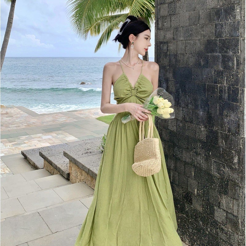 【dress】バックレスワンピース　M25097