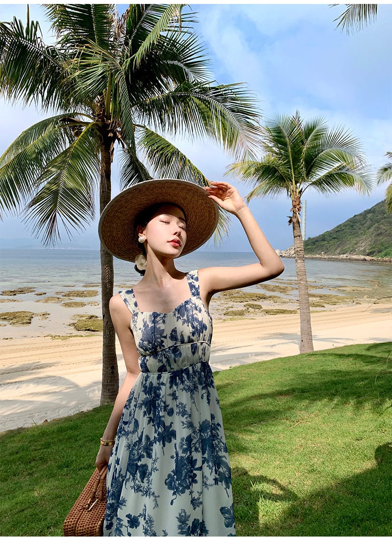 【dress】プリントキャミワンピース　M25230