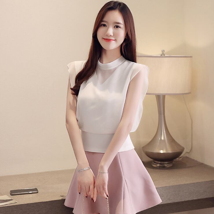 【tops】女性力を高める〜ノースリーブ無地ファッションゆったり着回しタンクトップ