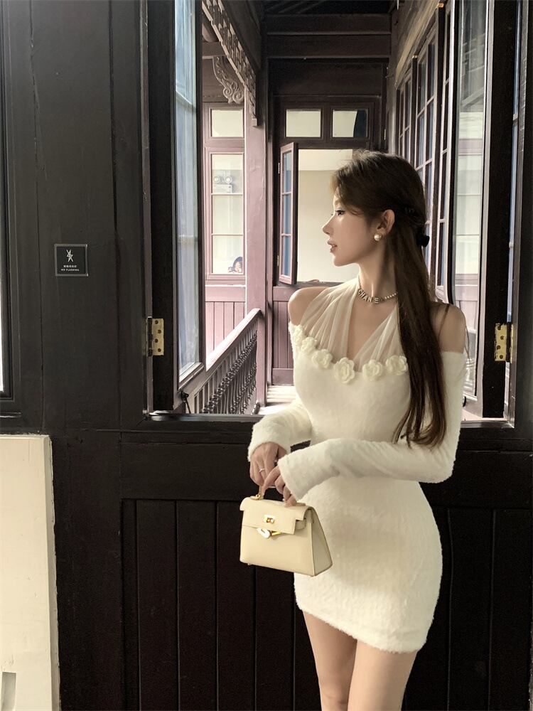 【dress】ホルターネックワンピース　M27481