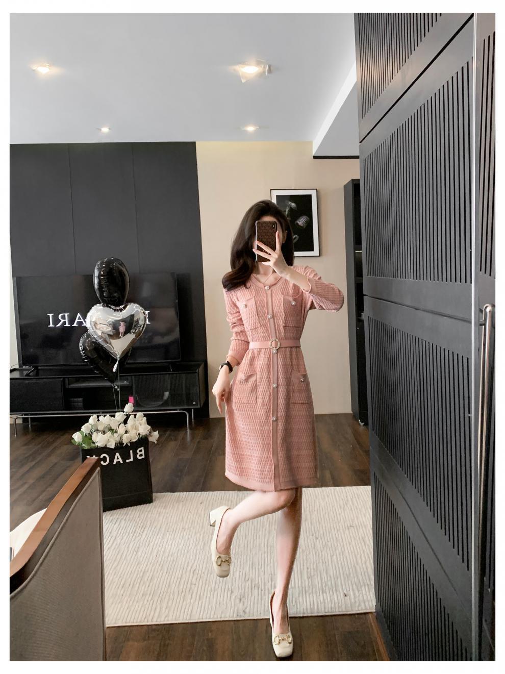 【dress】ニットワンピース　M25608