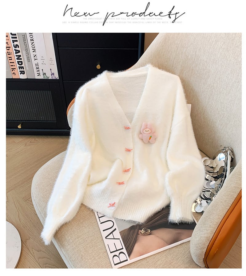 【outer】ニットカーデ　M29183