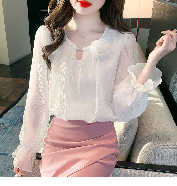 【tops】立体フラワートップス　M29036