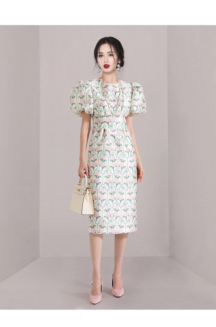 【dress】プリントワンピース　M24591