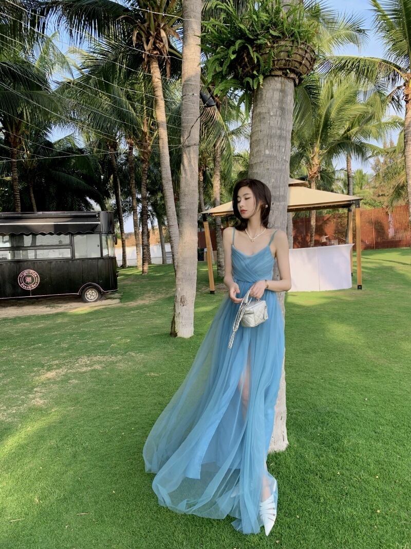 【dress】メッシュキャミワンピース G20474