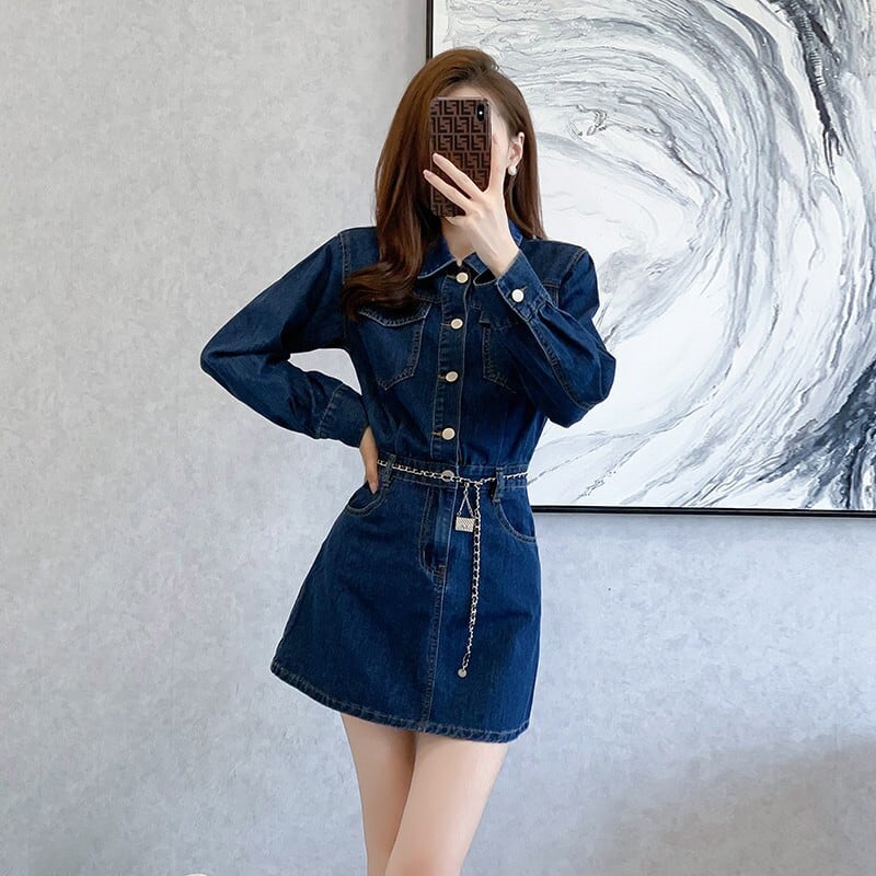 【dress】デニムワンピース　M25741