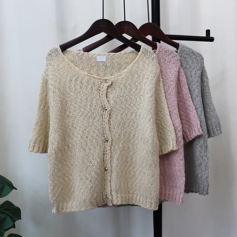 【outer】ニットカーデ　M25550