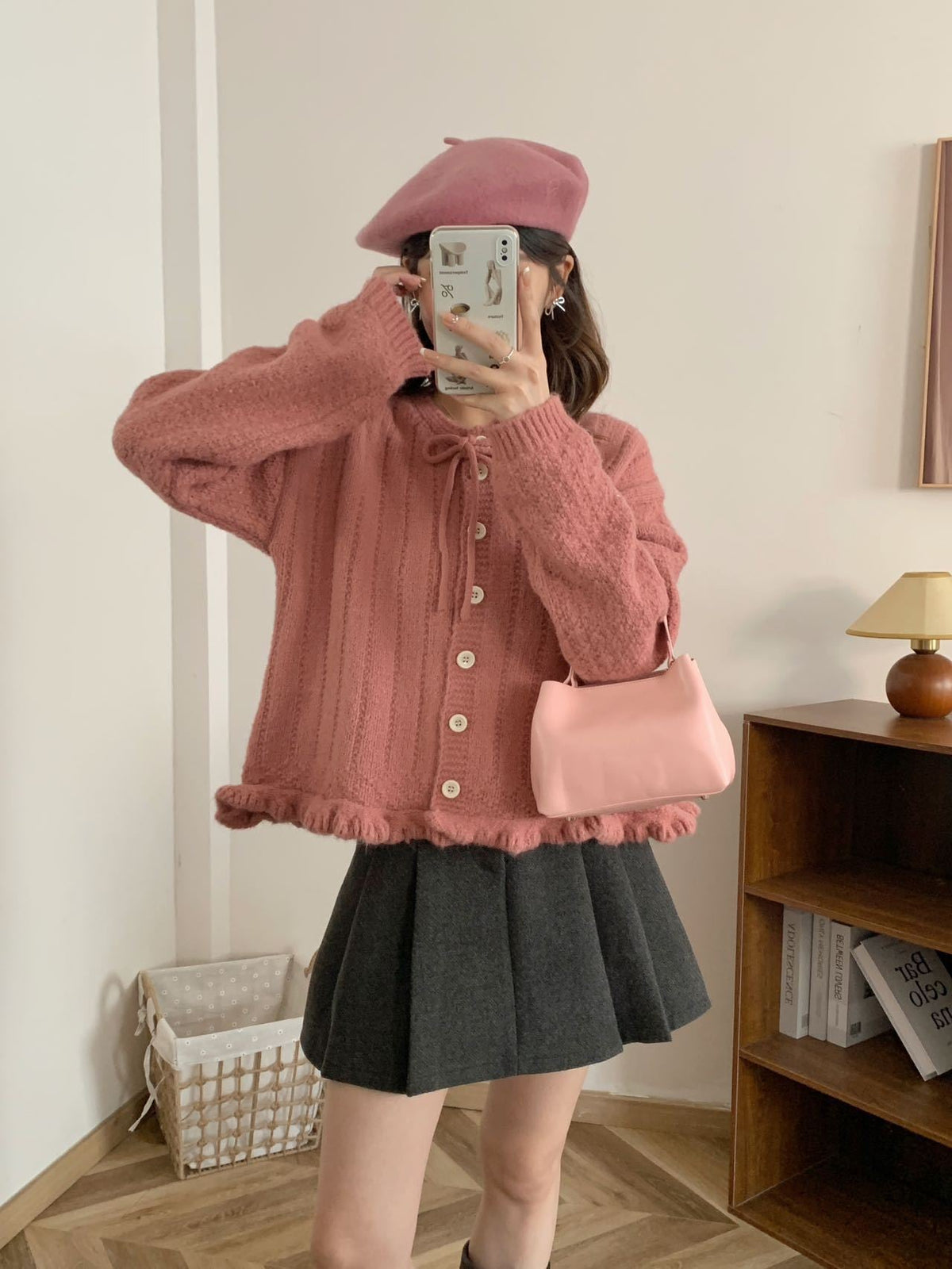 【outer】ニットカーデ　M26423