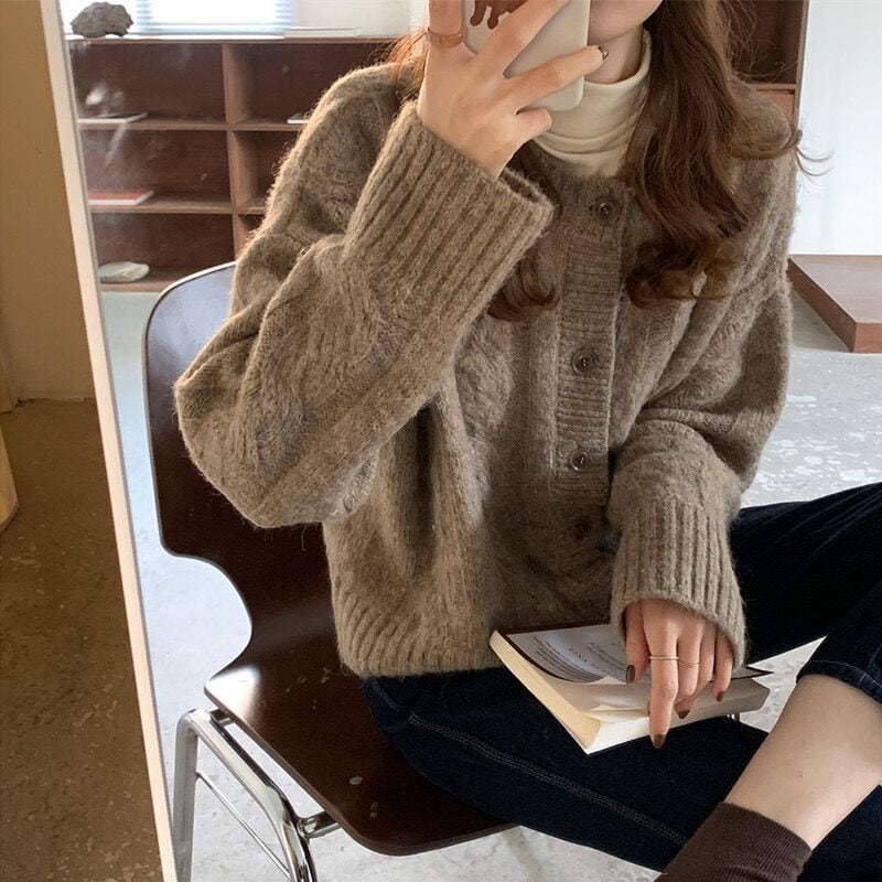 【outer】ニットカーデ　M26039
