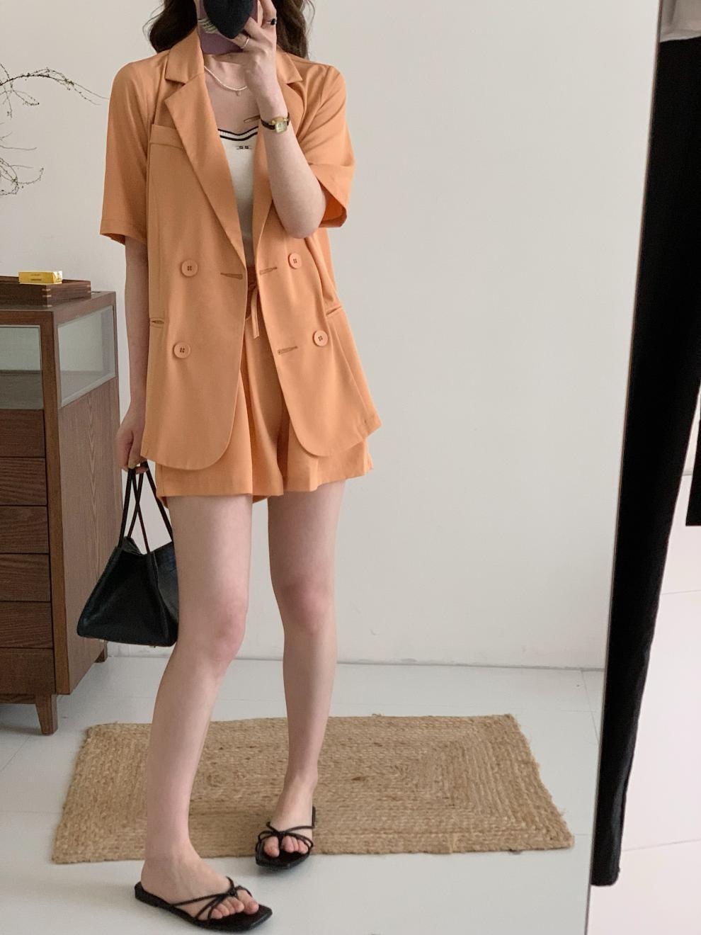 【set】スーツジャケット×ショートパンツセット　M24656