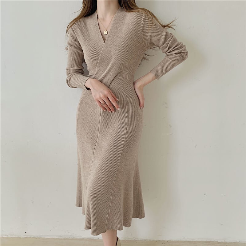 【dress】ニットワンピース　M25539