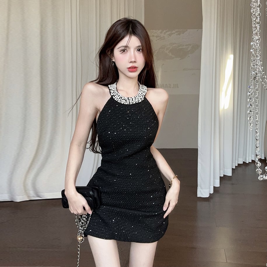 【dress】ホルターネックワンピース G20090