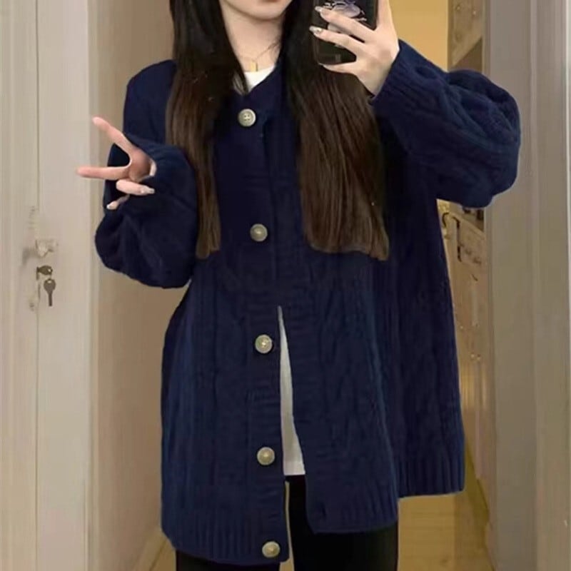 【outer】ニットカーデ　M25383