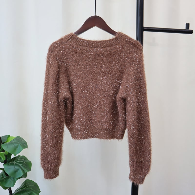 【tops】クルーネックニットセーター　M17997