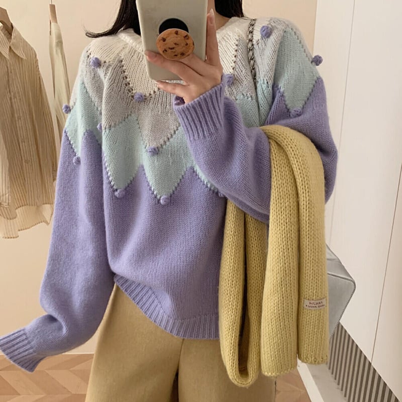 【tops】ニットセーター　M28730