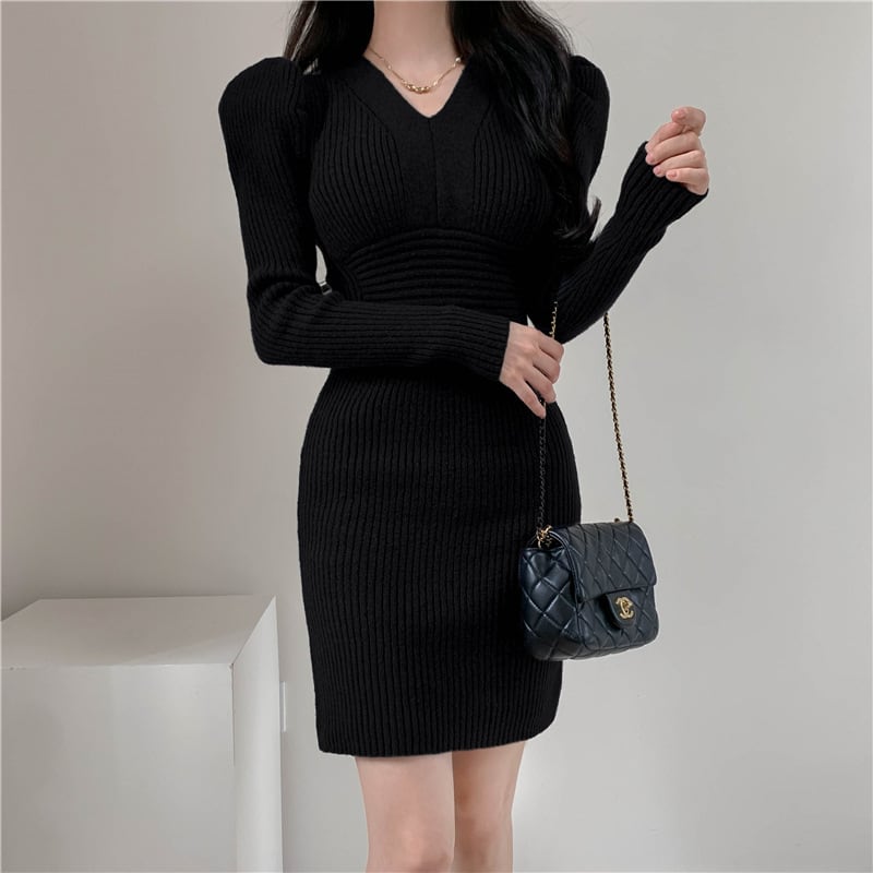 【dress】ニットワンピース　M25703