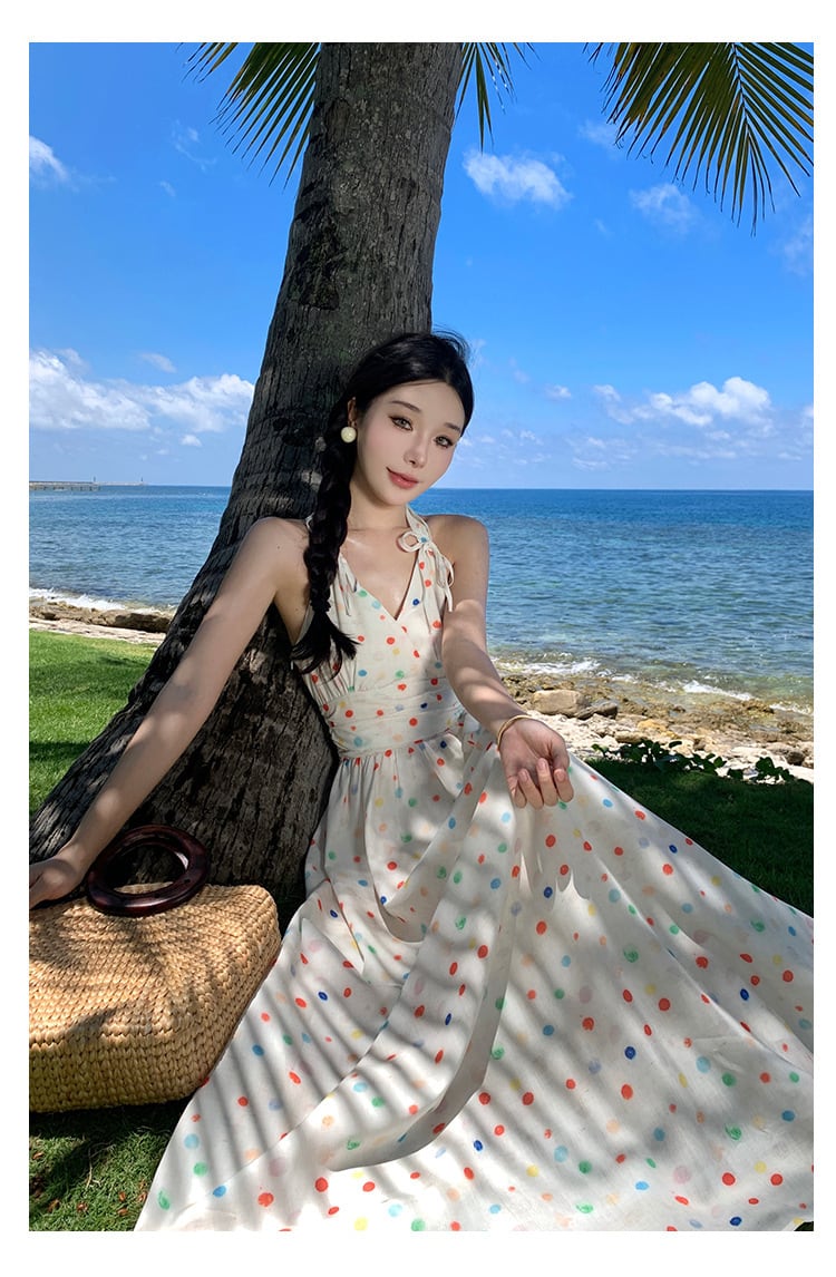 【dress】ホルターネックワンピース　M25231