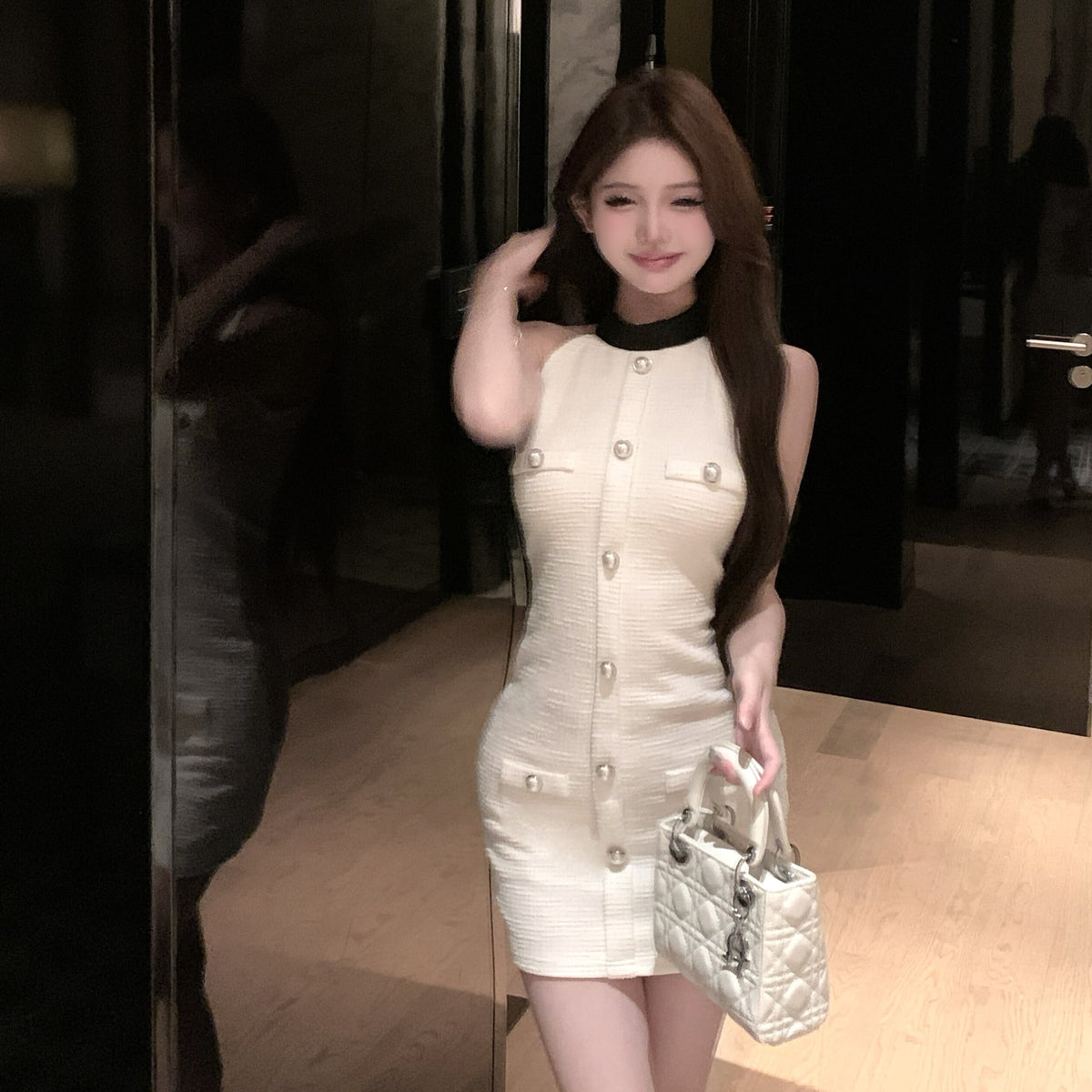 【dress】ノースリーブワンピース　M24680