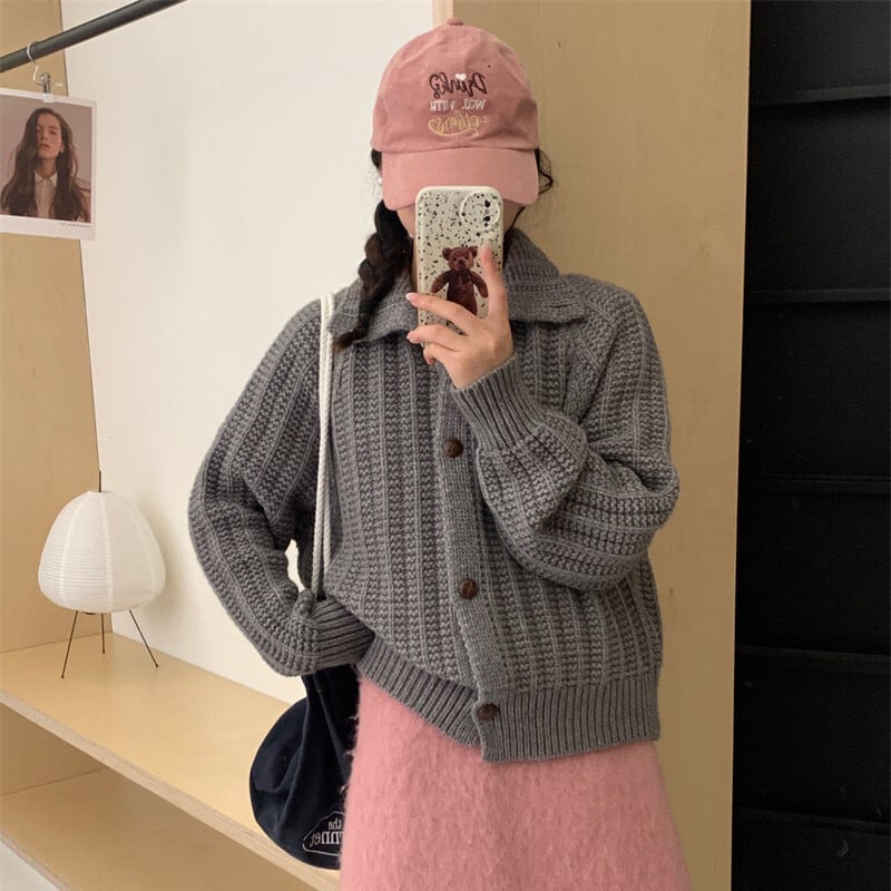 【outer】ニットカーデ　M27151