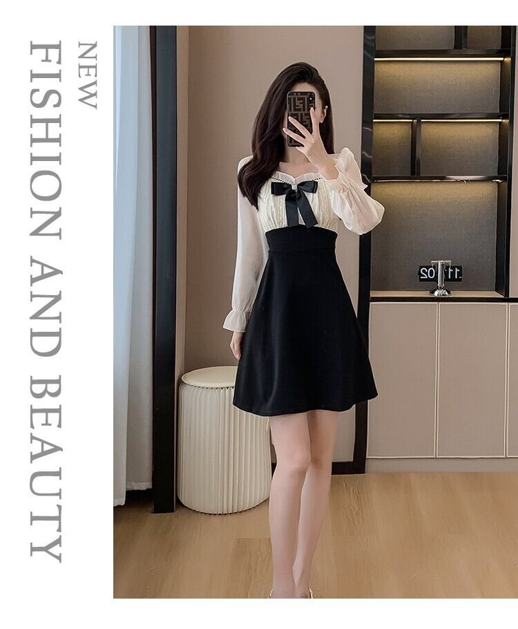 【dress】ドッキングワンピース　M18756