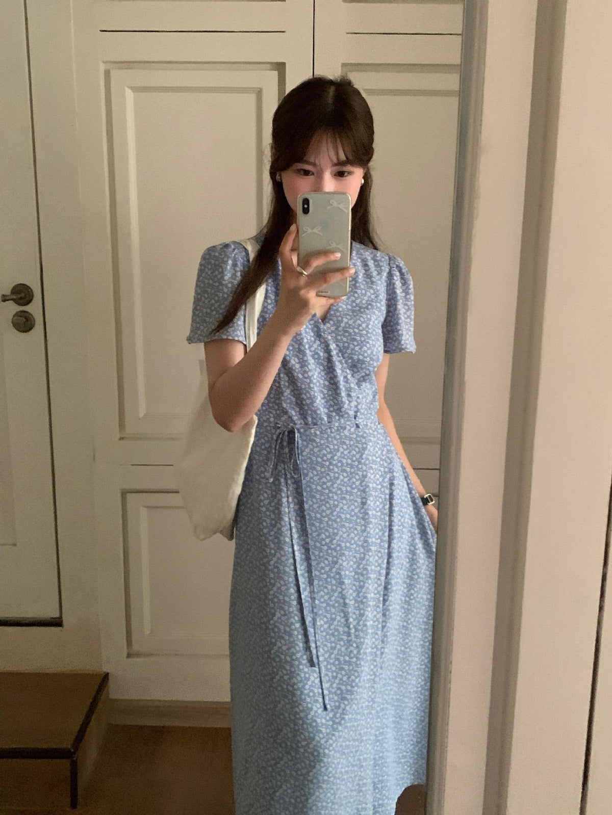 【dress】花柄ワンピース　M24897