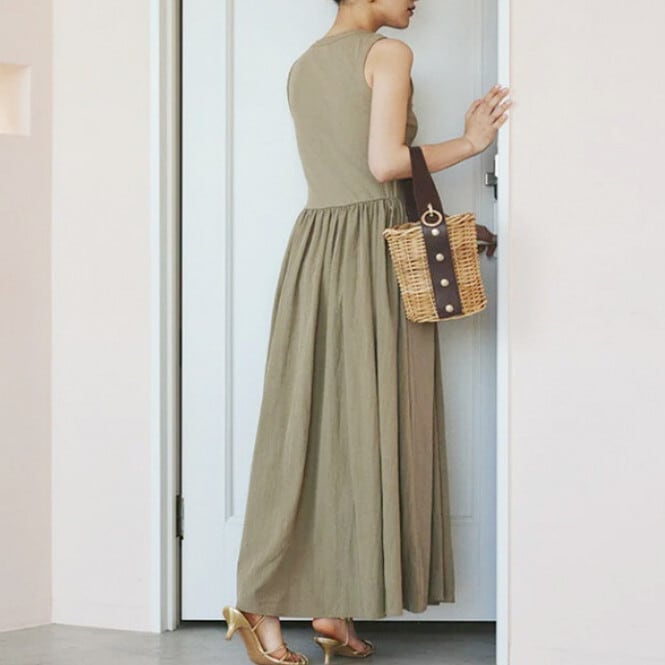 【dress】ノースリーブワンピース　M29754