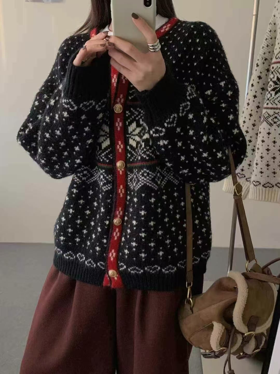【outer】ニットカーデ　M28942