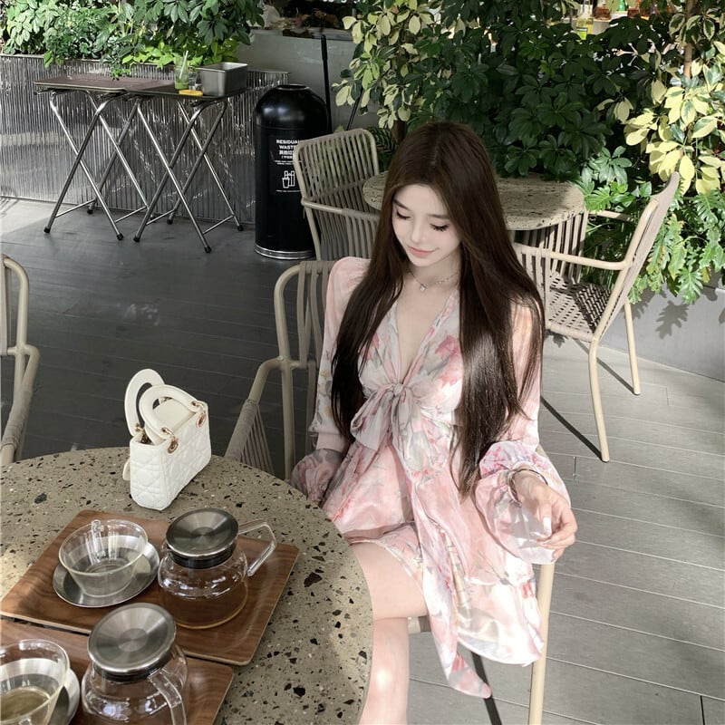 【dress】プリントワンピース　M24841