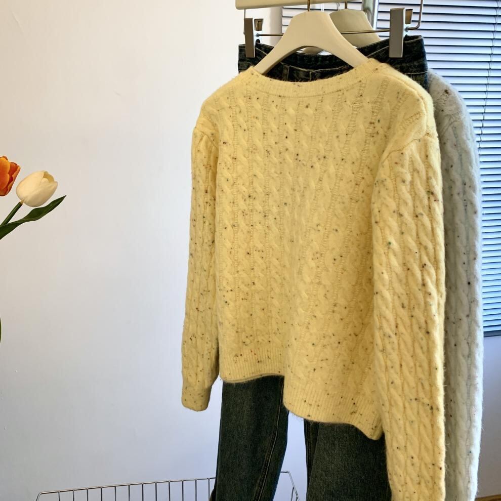 【outer】刺繍ニットカーデ　M29261