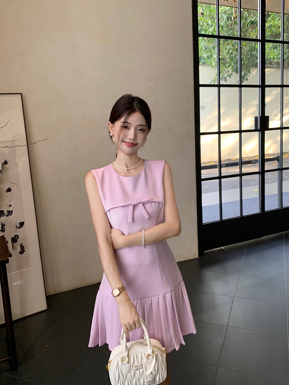 【dress】ノースリーブワンピース　M24677