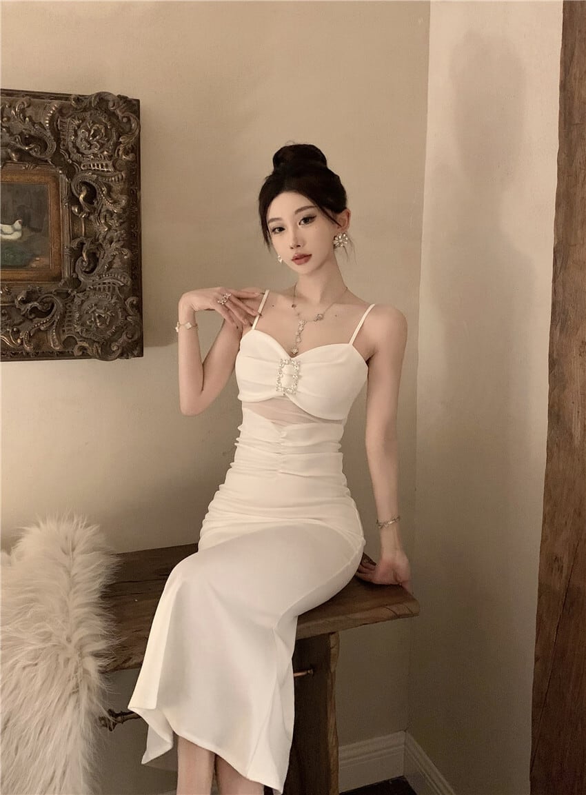 【dress】体型カバーキャミワンピース G21095