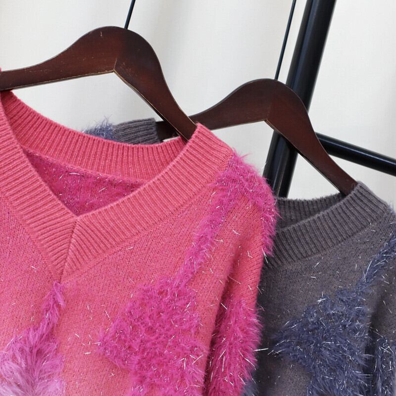 【tops】グラデーションニットセーター　M26943