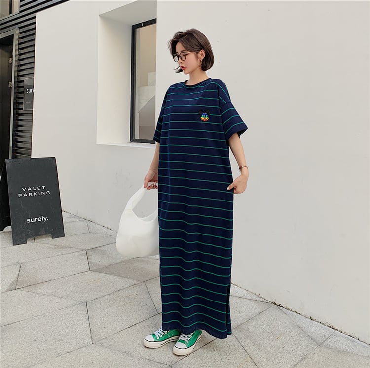 【dress】ボーダー柄ワンピース　M24960