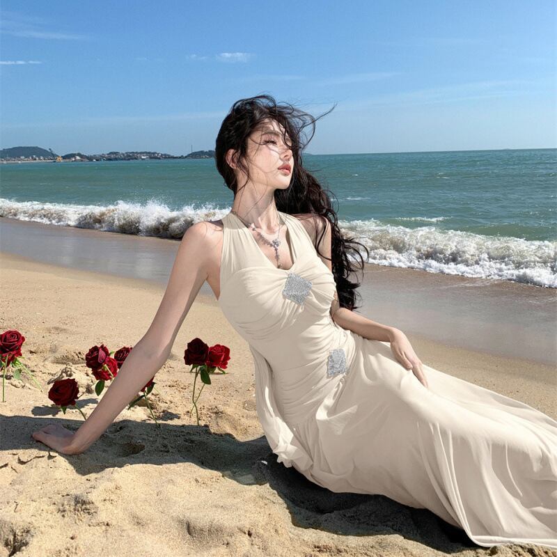 【dress】ホルターネックワンピース　M30103
