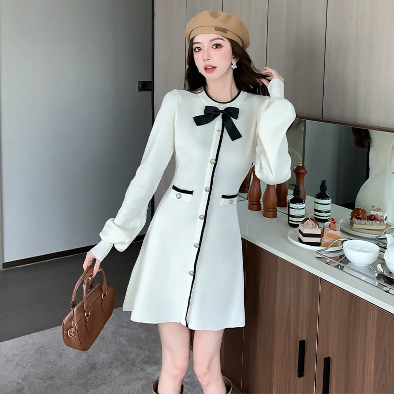 【dress】ニットワンピース　M27006
