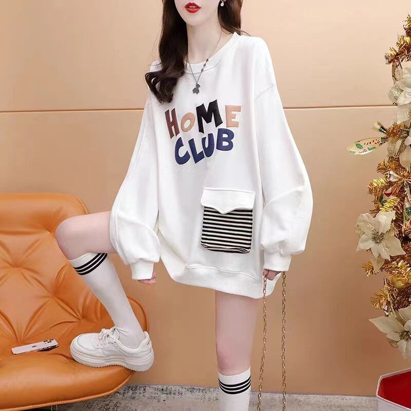 【tops】クルーネックパーカー　M18556