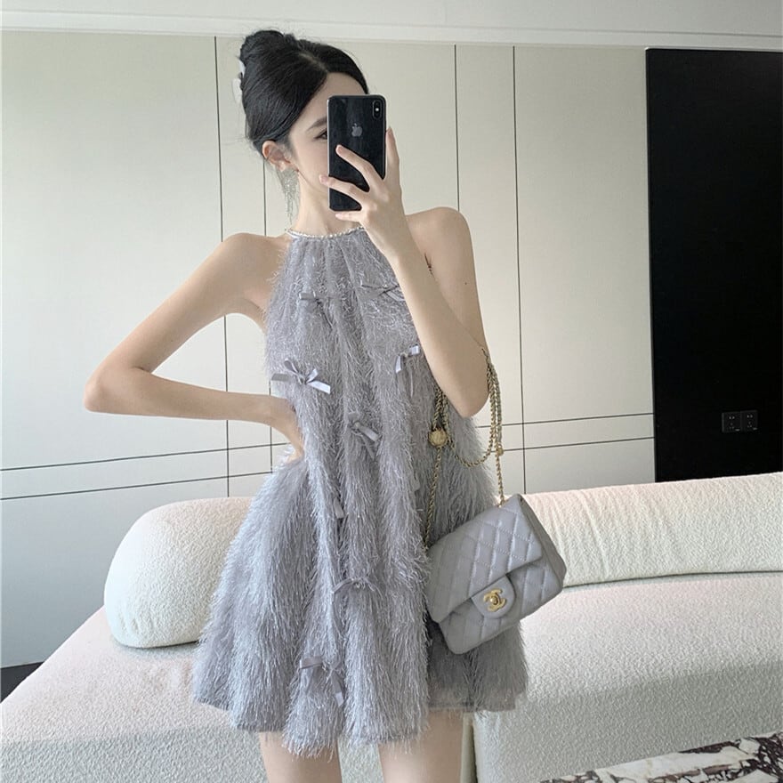 【dress】ホルターネックワンピース　M25086