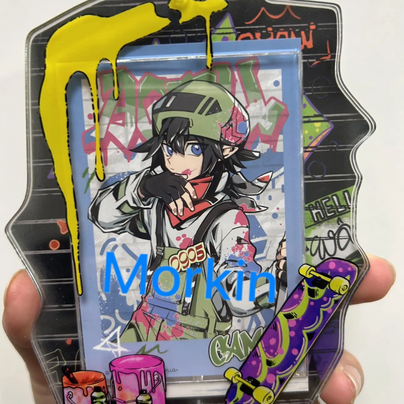 【GOODS】アクリル 落書き  B2サイズ カードケース カバー Q2508