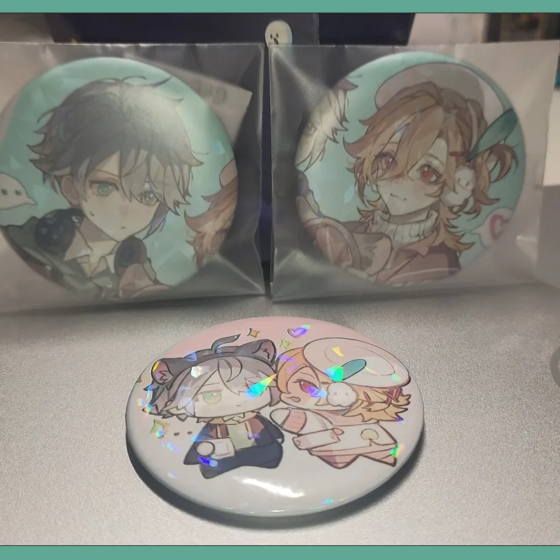 【GOODS】原神 アルカヴェ 58mm 缶バッジ Q2550