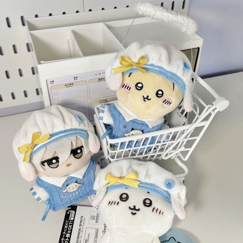 【GOODS】着せ替え 10cm ひつじ ぬいぐるみ服 ３点セット Q2522