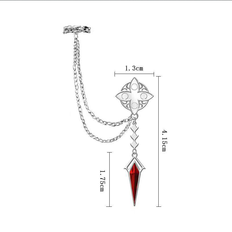 【GOODS】原神 タルタリヤ ピアス イヤリング Q2268