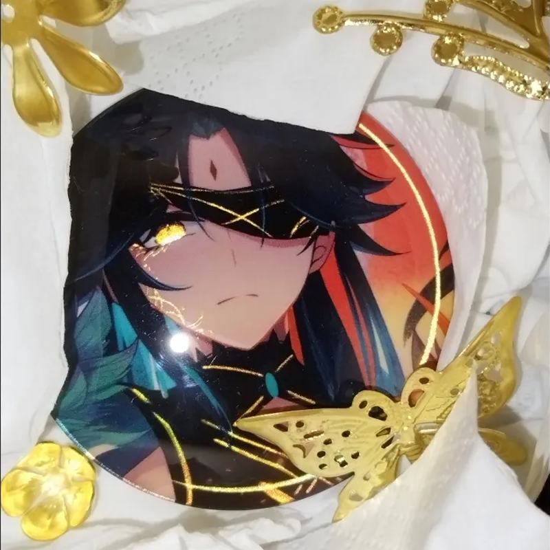 【GOODS】原神 魈 問神 58mm 缶バッジ Q2519