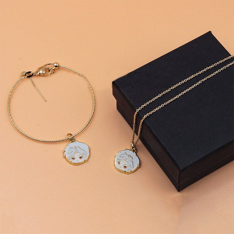 【GOODS】恋と深空 金属 ネックレス ブレスレット Q2535