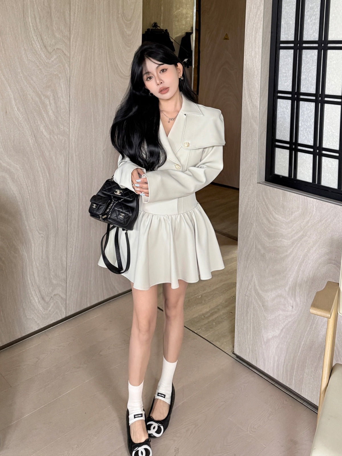 【dress】人気ミニワンピース Q9084
