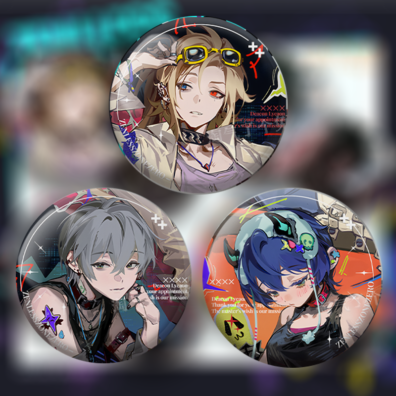 【GOODS】ZZZ パエトーン ヒューゴ 缶バッジ Q2184